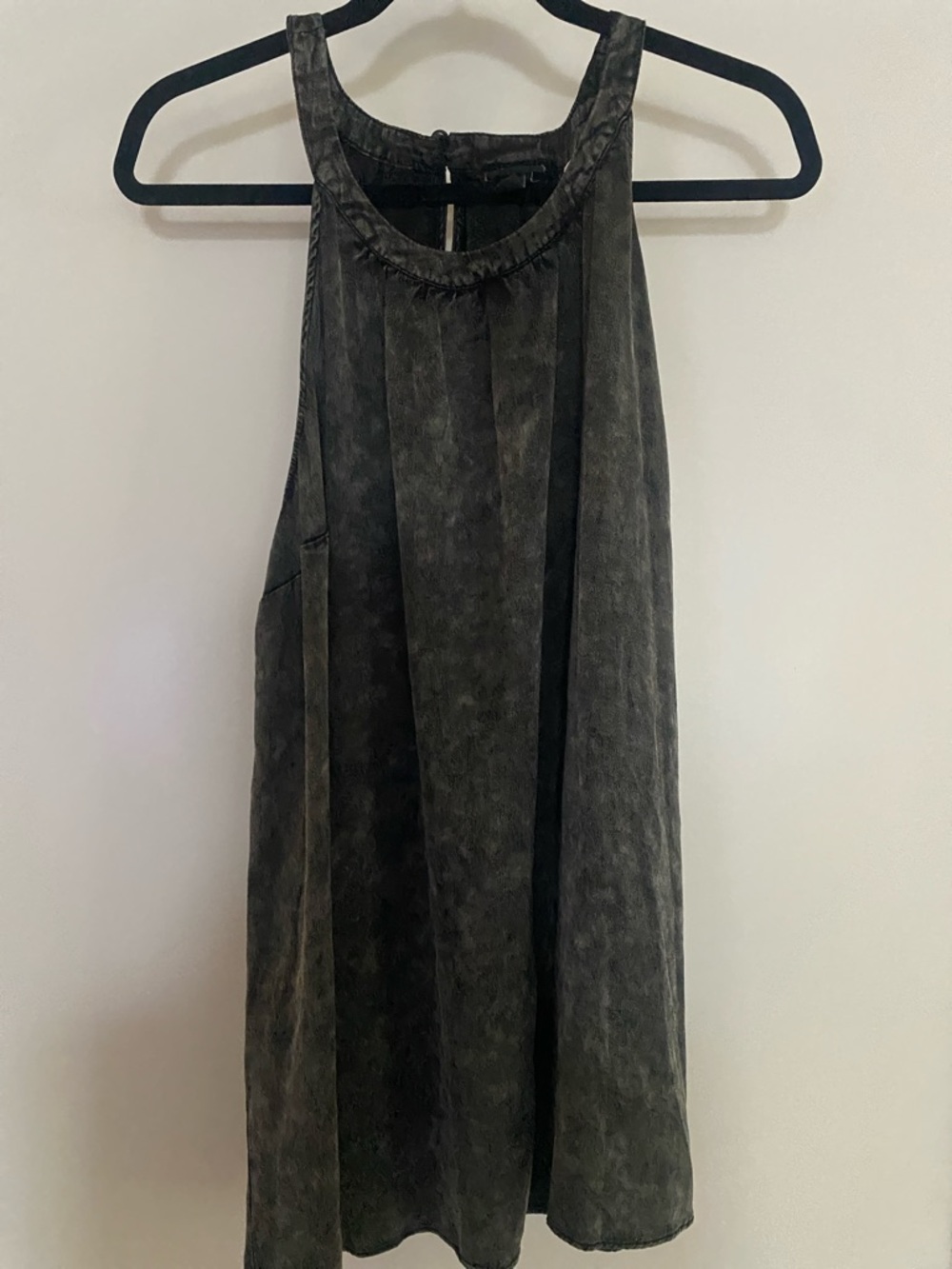 torrid Washed Black Halter Tank